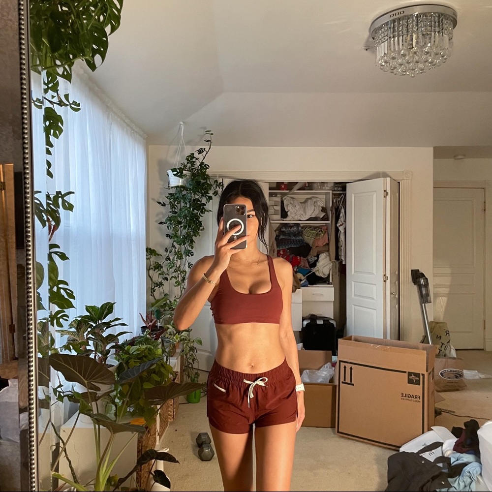 Vuori shorts & sports bra set XS